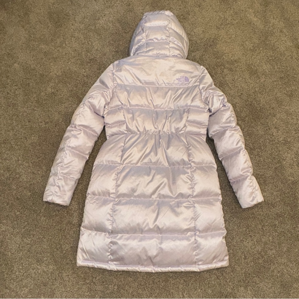 The North Face Metropolis Hooded Parka Lavender Fog / Shine Down Filling Coat M - Picture 5 of 9